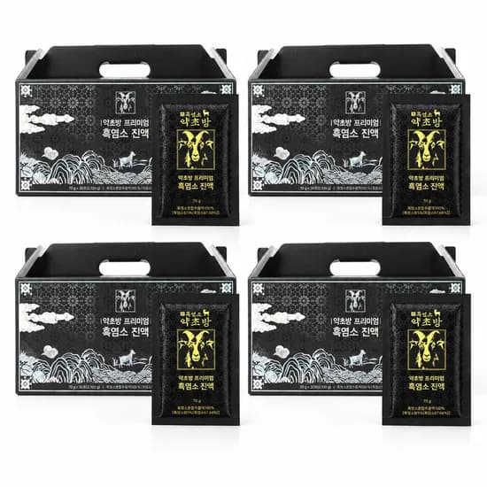 약초방 흑염소 진액 70g 30포 1개