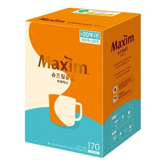 맥심 슈프림골드, 14g, 170개, 1개