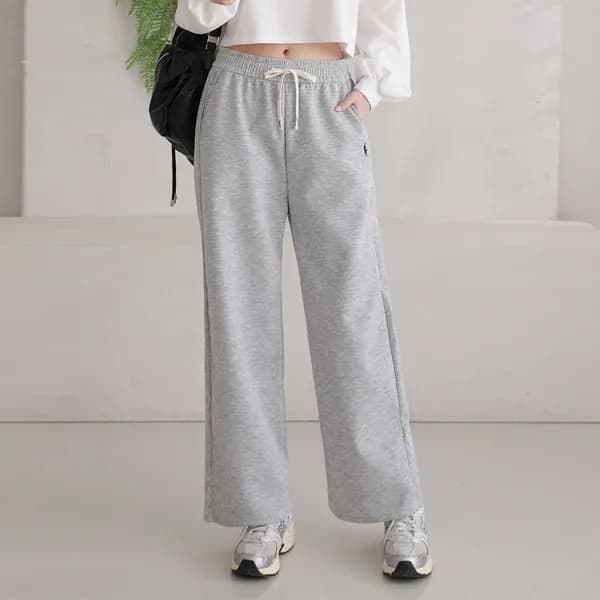 유야 여성 와이드 밴딩 트레이닝 팬츠 멜란지그레이 XL 16,800원