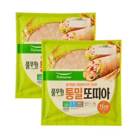 풀무원 통밀또띠아 150g 2개