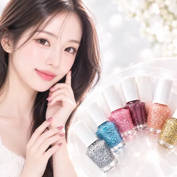 글리터 펄 컬러 메니큐어 하이글로시 네일 폴리쉬 222 15ml