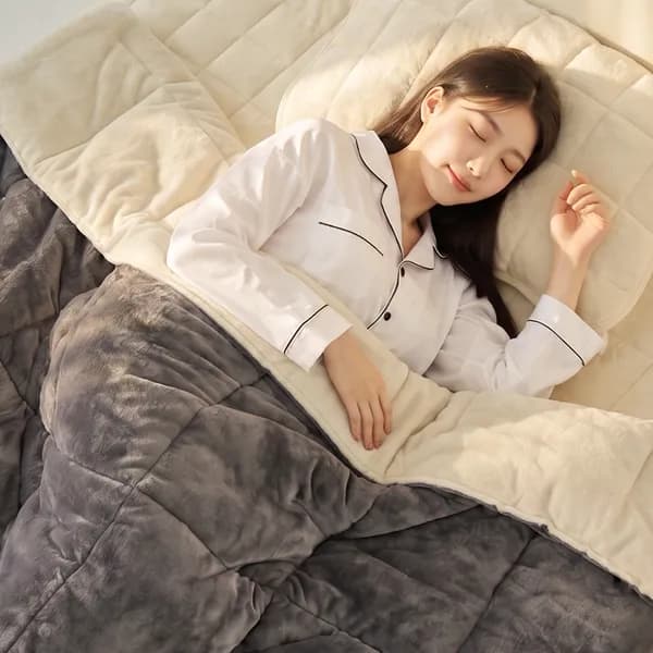베네베딩 극세사 발열 리버서블 차렵이불 다크그레이 SS