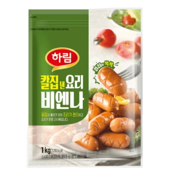 하림 칼집낸 요리비엔나 1kg 1개