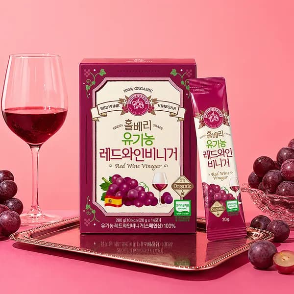 홀베리 유기농 레드와인비니거 280g 2박스 22,900원