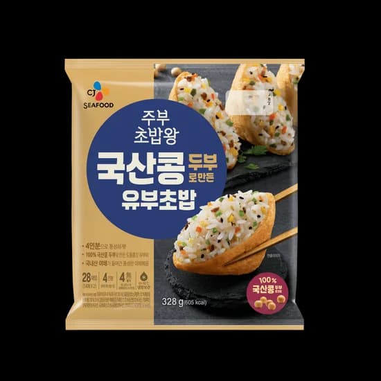 국산콩 두부로 만든 유부초밥 328g 1개