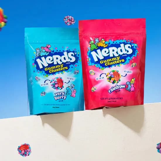 너즈 구미 클러스터, 226g, 레인보우 1개 + 베리베리 1개, 2개