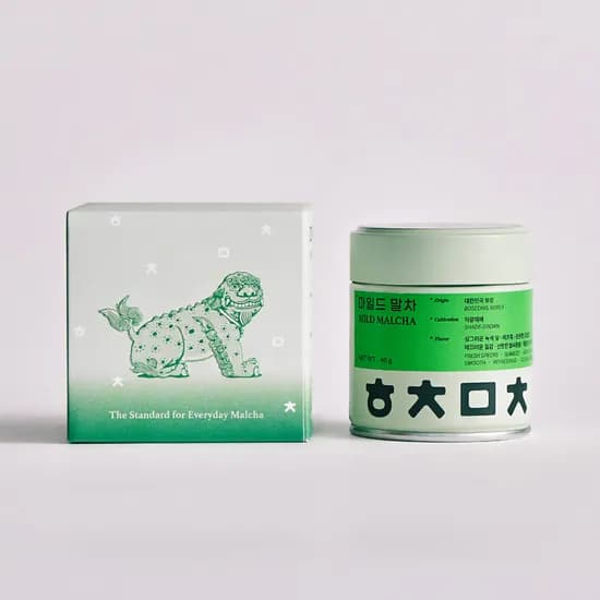 대한다업 마일드 말차 틴캔 40g 1개