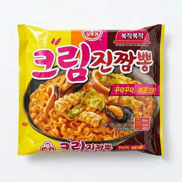 오뚜기 크림진짬뽕 130g 4개