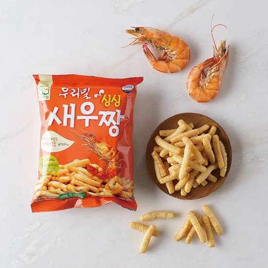 우리밀 새우짱 60g 3개