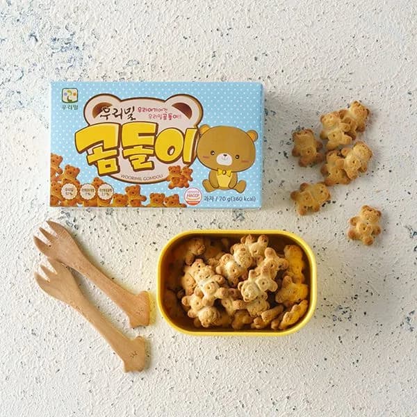 우리밀 곰돌이 70g 3개