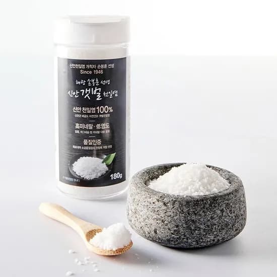 신안 갯벌 천일염 180g 1개