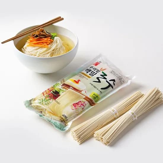 우리밀 백밀국수 400g 1개 3,200원