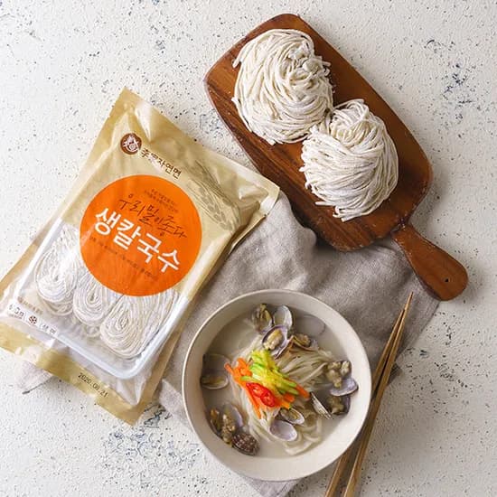 우리밀이좋다 생칼국수 200g 3개