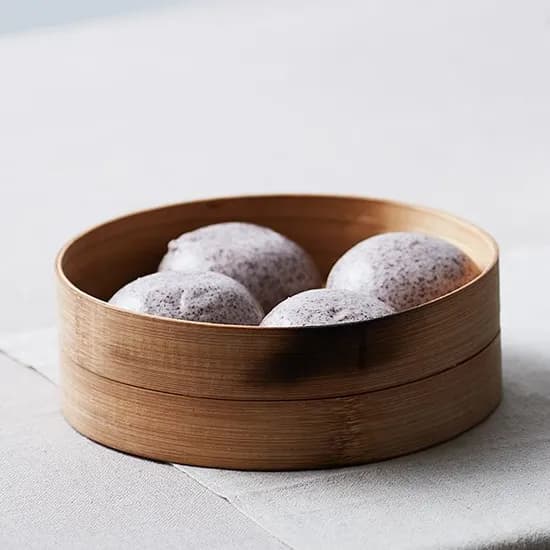 우리밀 흑미 찐빵 500g 10입 1개
