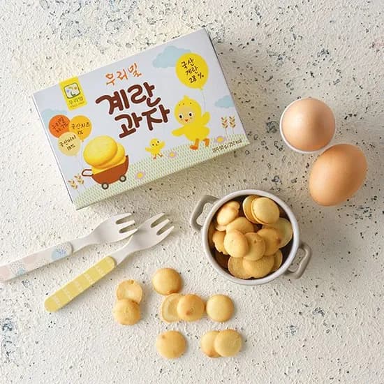 우리밀 계란과자 50g 1개