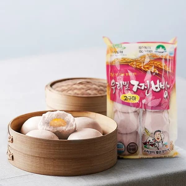 우리밀 고구마 찐빵 500g 10입