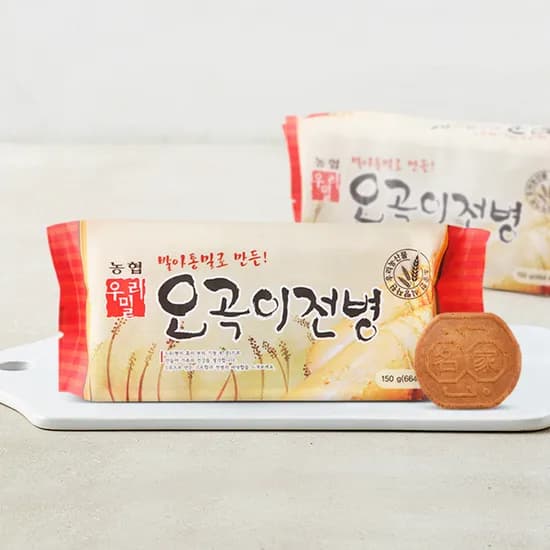 우리밀 오곡이 전병 150g 1개