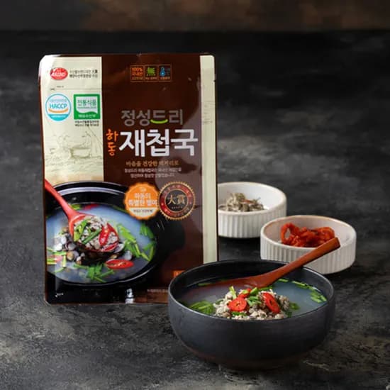 하동 재첩국 500g 1개