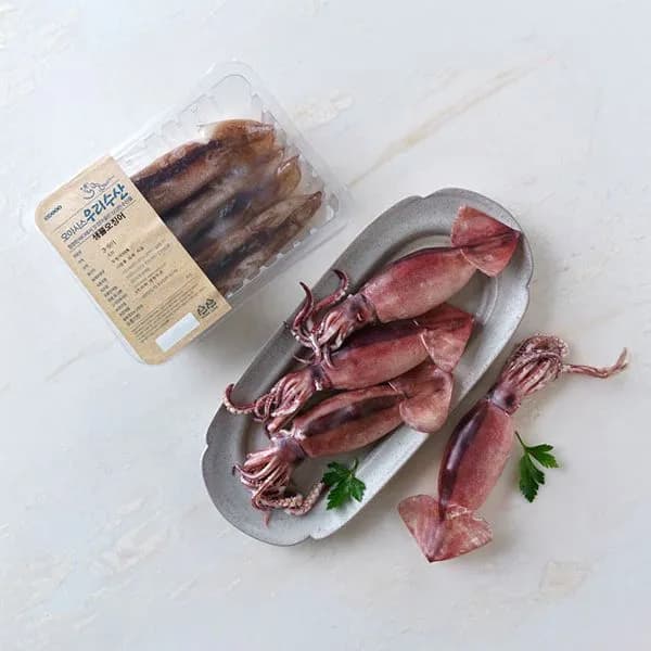 국산 오징어 3~4미 590g 이상 1개 16,900원
