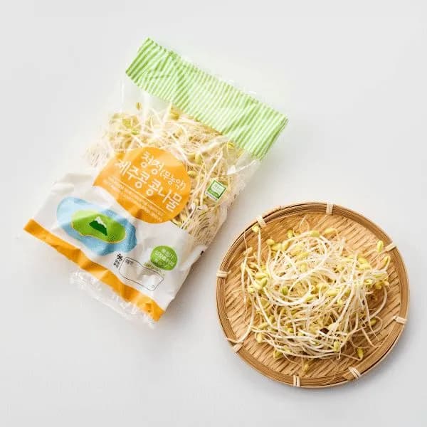 무농약 제주콩 콩나물 300g 2개 2,450원