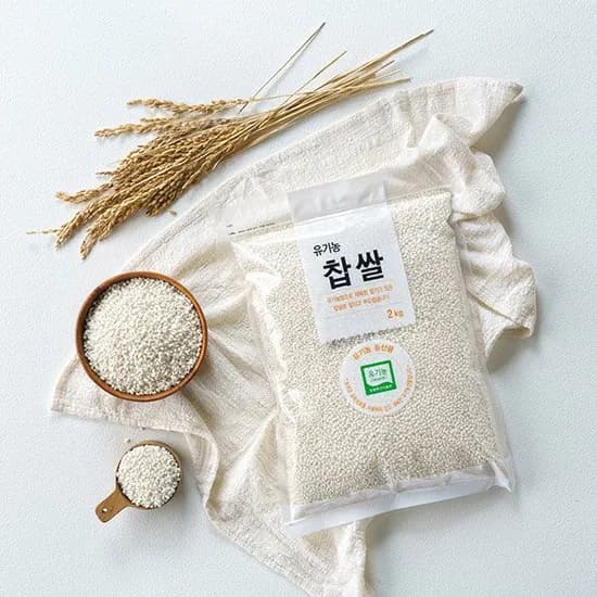 유기농 찹쌀 2kg 1개