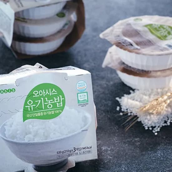 오아시스 유기농밥 210g 9개입 17,350원