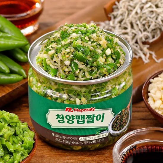 셰프애찬 수제 청양 맵짤이 365g 2캔