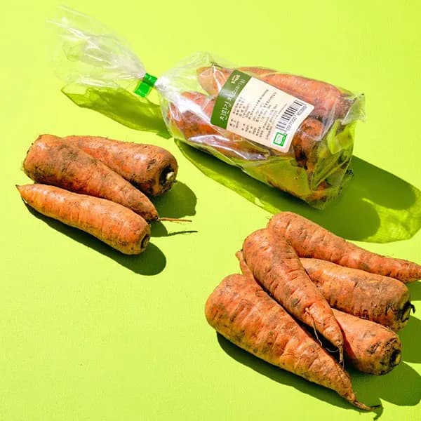 유기농 당근 500g 1봉 5,100원