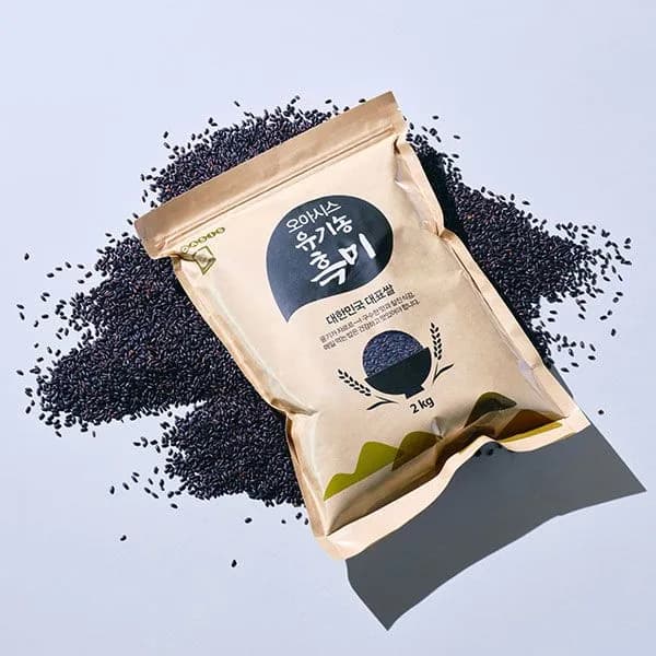 유기농 찰흑미 2kg 1개 21,800원