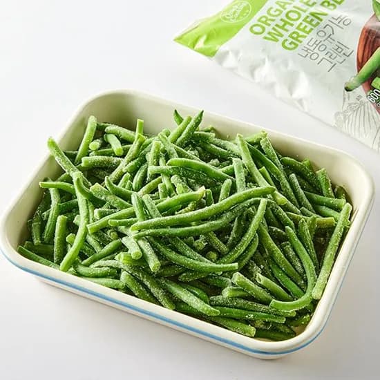 유기농 그린빈 냉동 600g 1개