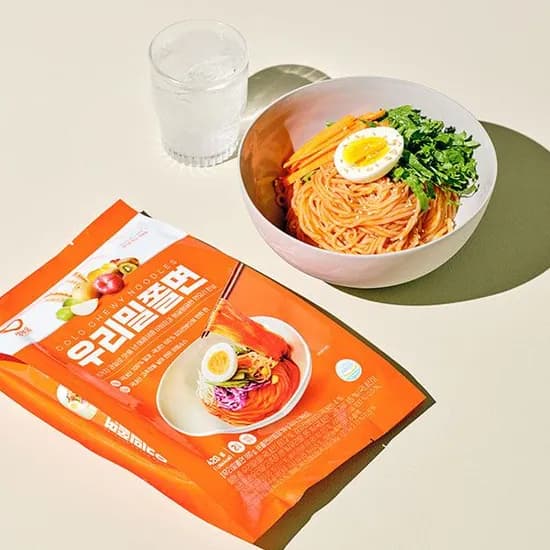 생채움 우리밀 쫄면 2인분 420g 1개
