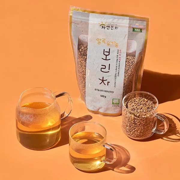 유기농 알곡 보리차 500g