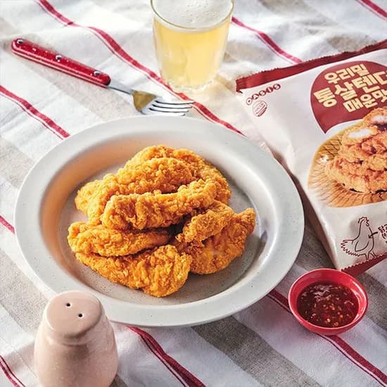 우리밀 통살텐더 매운맛 350g 2개