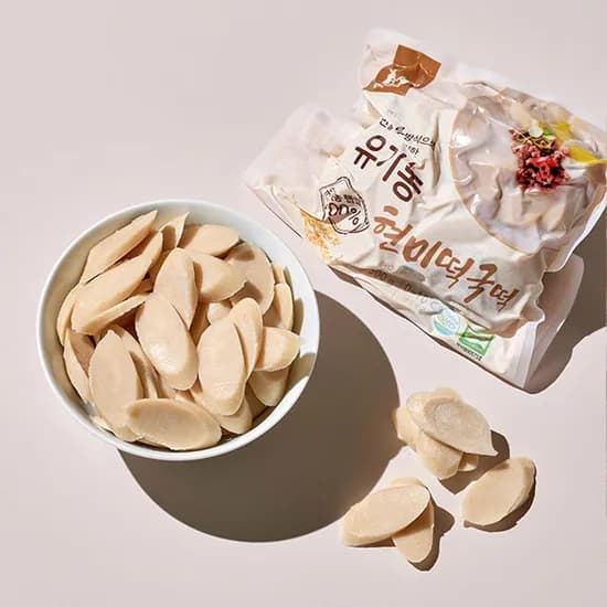 떡찌니 유기농 현미 떡국떡 500g 1개입