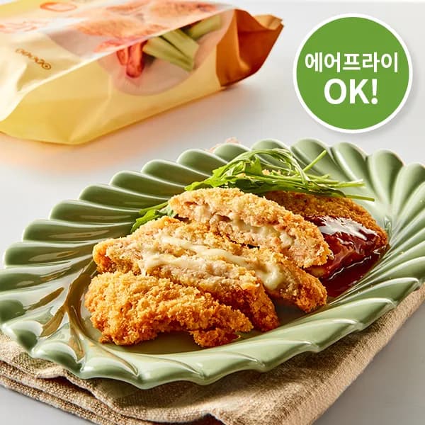 무항생제 우리돼지 통통등심 치즈 돈까스 135g 3입 2개 22,100원