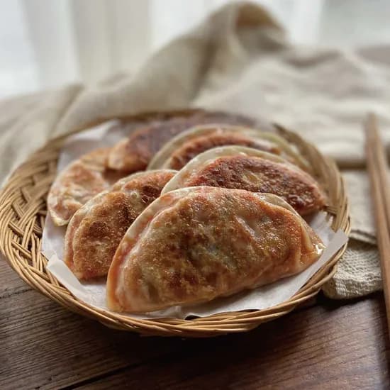 창화당 납작 김치 왕군만두 500g 1개