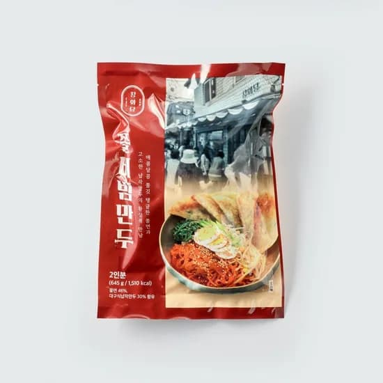 창화당 쫄비빔만두 645g 1개