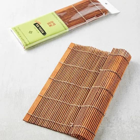 대나무 옻칠 김밥발 27x23cm 1개