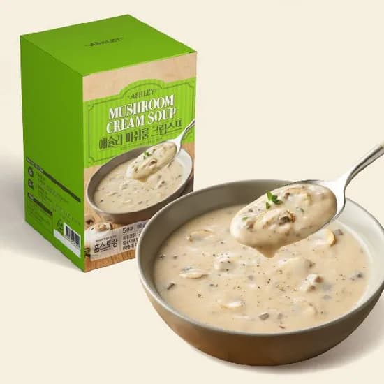애슐리 머쉬룸 크림 스프 180g 5개입 1박스