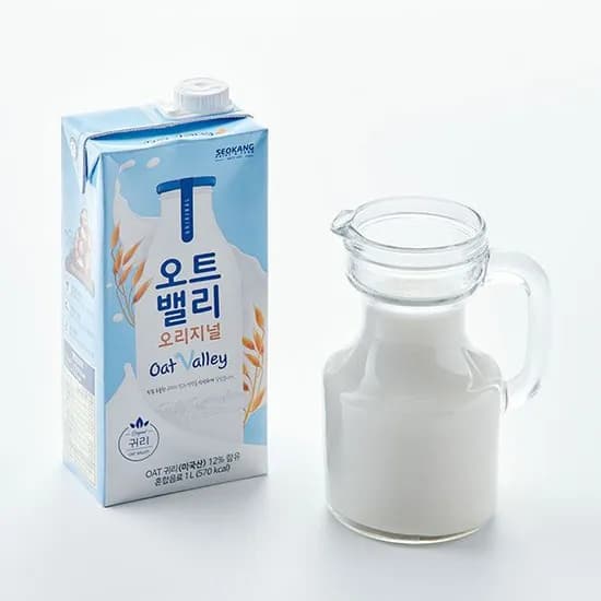 오트밸리 귀리 식물성 우유 1L 1개