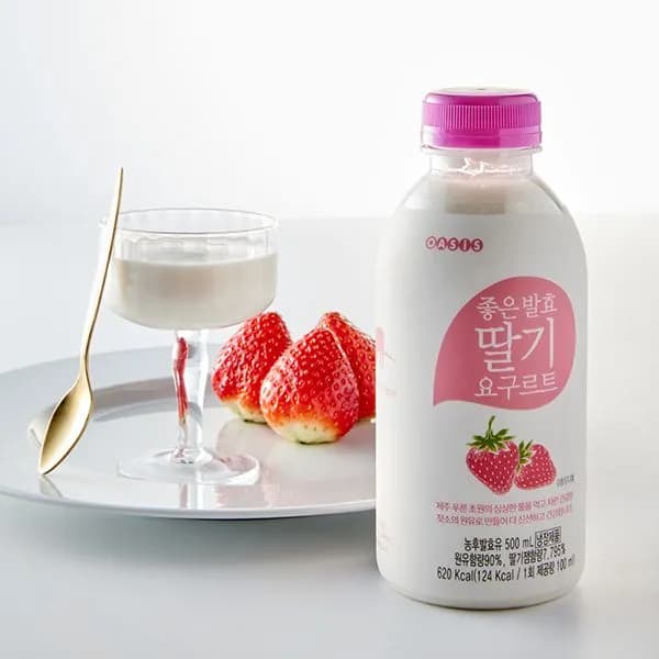 좋은발효 딸기 요구르트 500ml 4병 16,550원