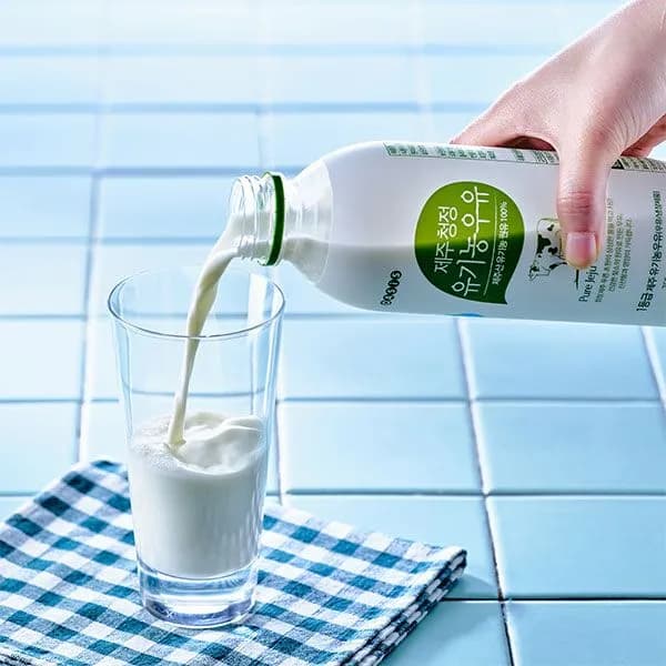 제주청정 유기농우유 750ml 1개