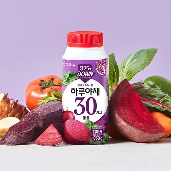 청정원 유기농 하루야채 퍼플 200ml 3개