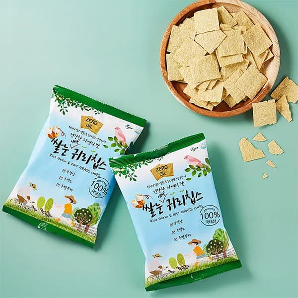 쌀눈 새싹 귀리칩스 60g 1개 2,800원