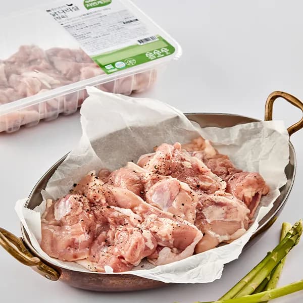 무항생제 닭다리살 정육 350g 1개