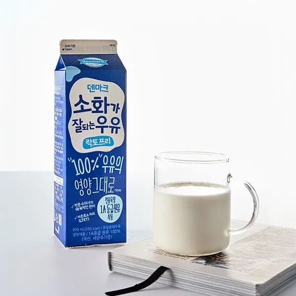 덴마크 소화가 잘되는 우유 락토프리 900ml 1개 3,200원