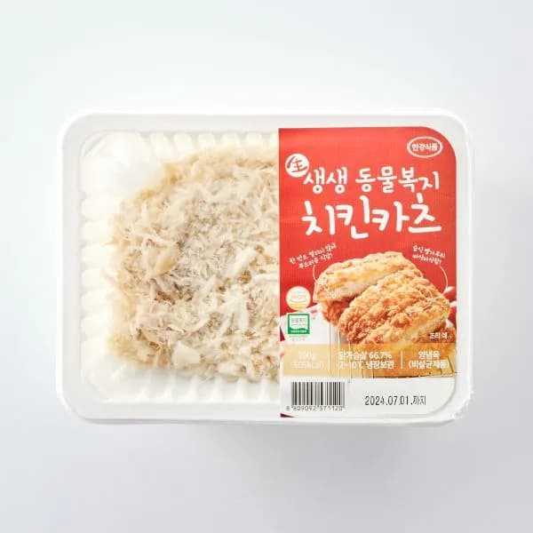 생생 동물복지 치킨카츠 390g 1개