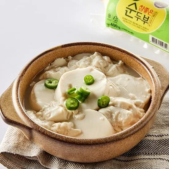 맑은물에 국산콩 순두부 400g 1개