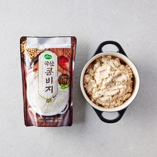 맑은물에 국내산 콩비지 400g 1개