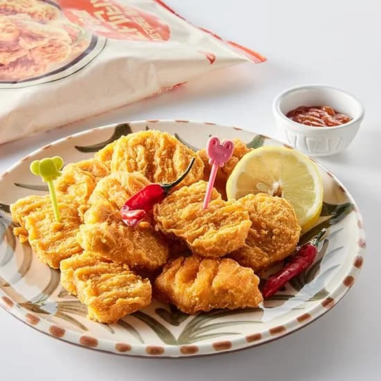 우리밀 크리스피 치킨너겟 매운맛 300g 2봉